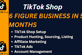 set tiktok shop, tiktok ads, your virtual assistant, manage your tiktok account