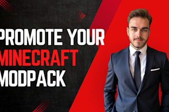 promote your minecraft modpack on tiktok