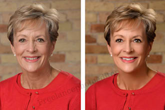 professional headshot editing  retouching for a flawless look