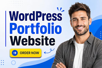 design modern wordpress portfolio website, personal brand and resume site