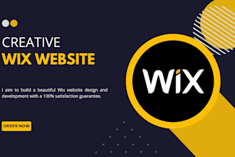 build a professional wix website