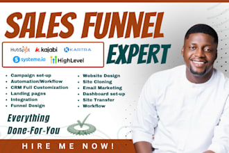 your sales funnel expert on kajabi, systeme io kartra, gohighlevel sales funnel