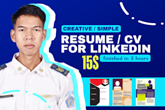 write your curriculum vitae or resume for your dream job