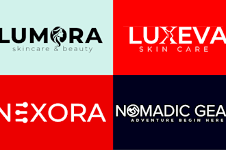 create custom wordmark, text base, font logo design