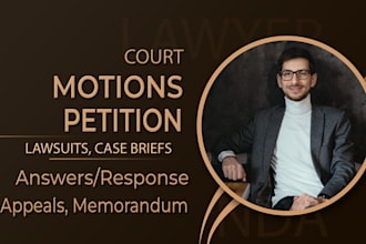 motion for summary judgment reply brief record of appeal answer lawsuit affidav