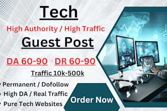 publish tech guest post white hat seo dofollow, da90