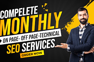 provide ecommerce SEO monthly package for organic sales