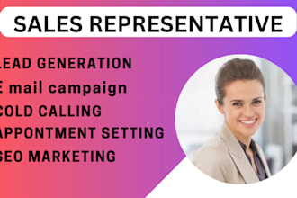 be your sales representative lead generation sales campaign telemarketing expert