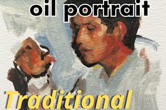 trasform your photo into a handmade painting