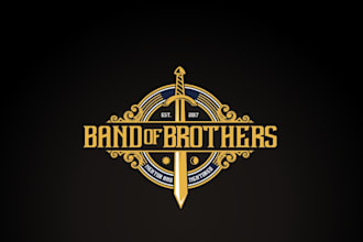 design band of brothers coffee house logo