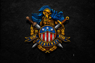 design blue sentinel gear logo