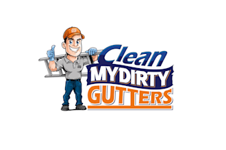 design clean my dirty gutters logo