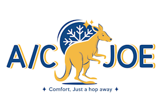 design cooling kangaroo ac company logo