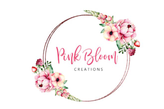 design creative modern floral logo for you
