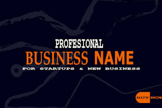 create unique and catchy business name ideas