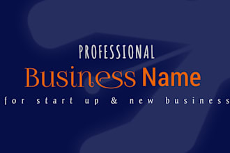 create unique and catchy business name ideas