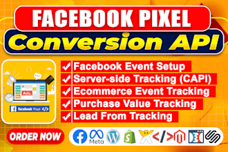 setup facebook meta pixel conversion api google ads analytics 4 tag manager
