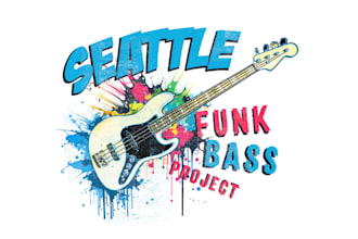 design fender bass guitar shirt logo