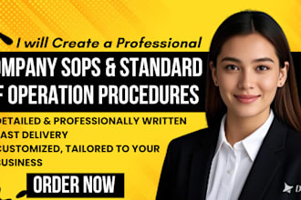 write equipment operation manual, standard operating procedure, sops, user guide
