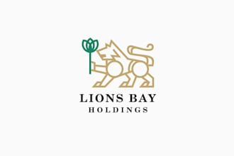 design modern lions agricultural logo