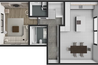 do 2d and 3d floorplan by using floorplanner