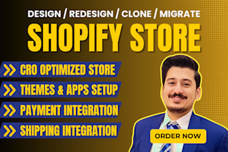 design shopify store, theme developer, and SEO optimization