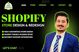 design shopify stores, fix liquid issues, develop ecommerce websites with SEO
