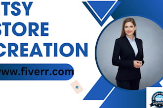 do etsy store creation, etsy store manager, product listing, ecommerce SEO