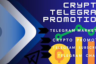grow crypto telegram promotion, crypto telegram marketing, telegram subscribers