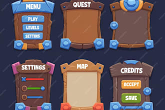 create UI for PC game and mobile in 3d unity game engine