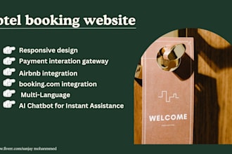 build a hotel booking website, airbnb website, vacation rentals website