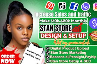 stan store design, stan store marketing, payhip, beacons ai, pensight