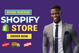 build shopify dropshipping store, shopify clothing store, fashion store, website