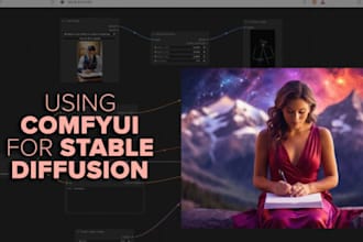 create ai art and automation workflows in comfyui with stable diffusion