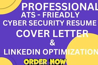 craft you a professional cybersecurity and tech resume that will land you a job