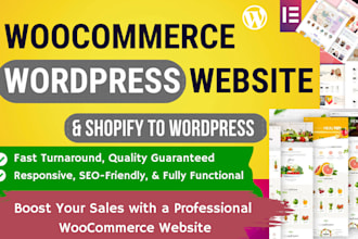 build a custom woocommerce store and seamlessly migrate shopify to wordpress