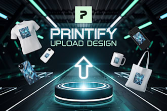 upload and list your designs on printify with customization