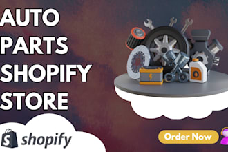 do auto parts store design, auto parts shopify store, car parts shopify store