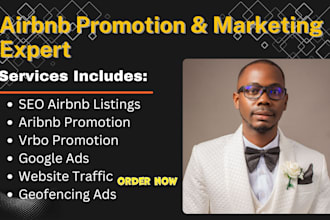 airbnb promotion, seo airbnb listing, vrbo promotion to increase booking