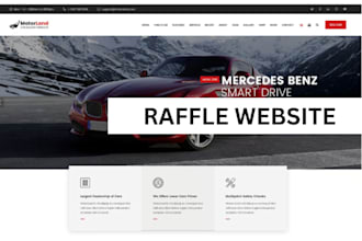 design competition website, raffle website,giveaway website,event ticket website