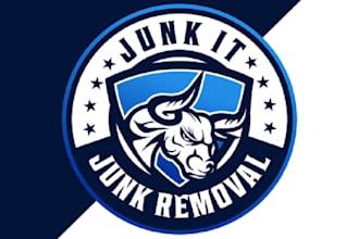 design custom junk removal company logo