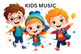 write lyrics, compose kids song, electric guitar music, children nursery rhymes,