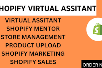 be shopify virtual assitant shopify marketing expert and shopify mentor