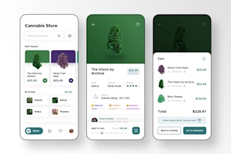 develop cannabis delivery app, marijuana app, hemp app, cannabis marketplace app