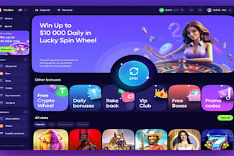 custom fantasy sport app, slot,bingo,poker, crypto sport app, bet website