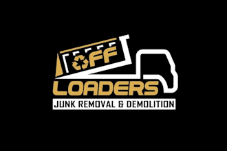 design update junk removal demolition company logo