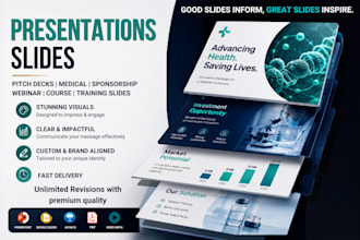 craft presentation, pitch deck, webinar, or slides
