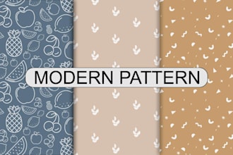 do unique seamless, textile, fabric pattern design