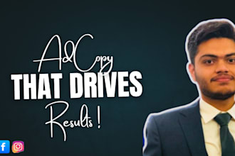 be your copywriter for facebook ads, instagram ads