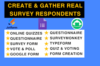 answer google form fill online survey poll questionnaire, targeted demographics